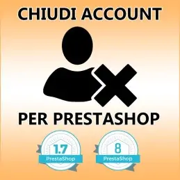 Chiudi Account per PrestaShop