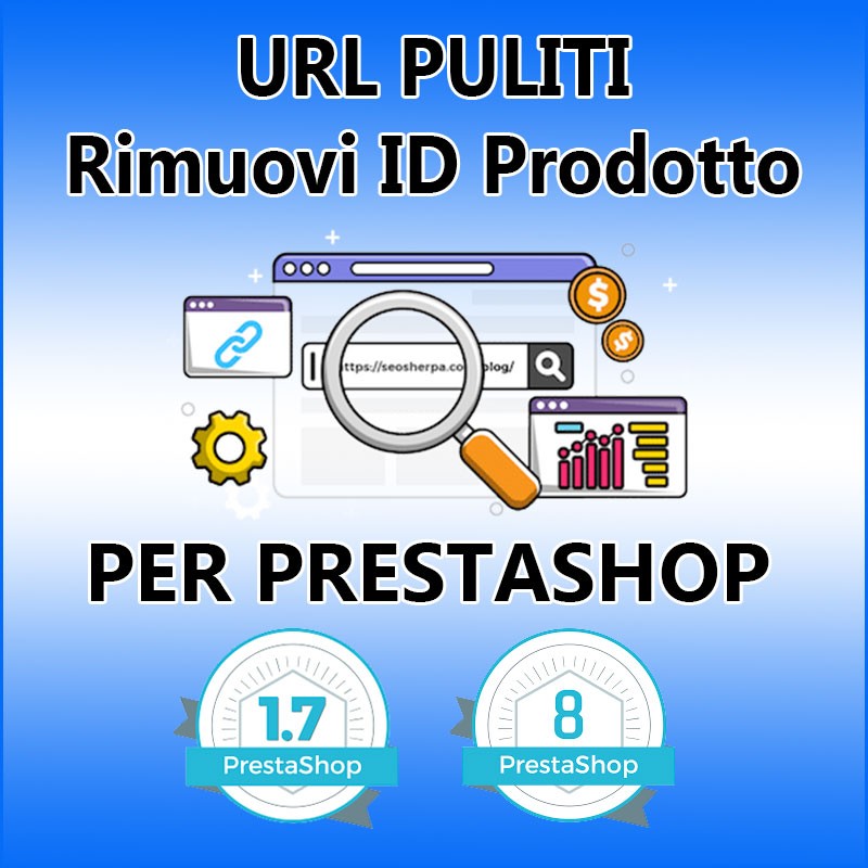 URL PULITI PRESTASHOP rimuovi ID Prodotto